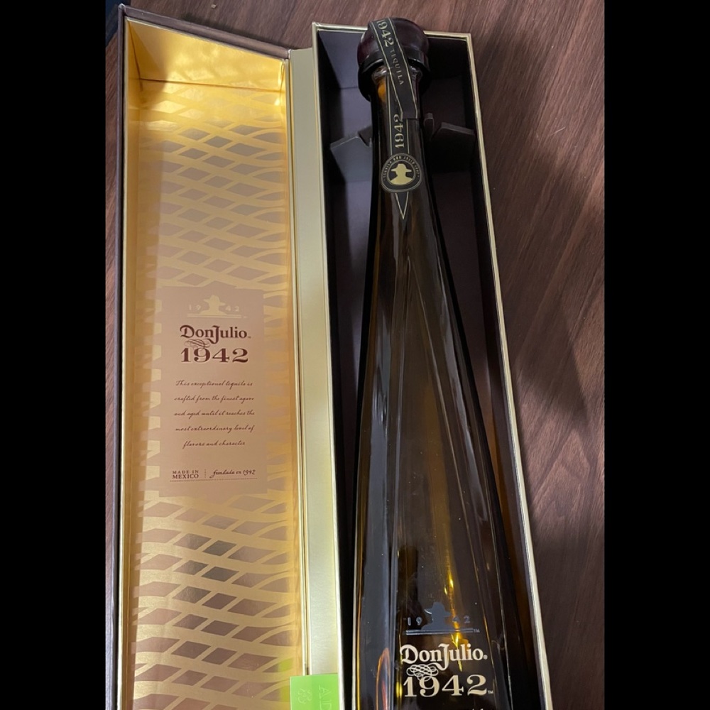 TEQUILA DON JULIO 1942 EMPTY BOTTLE 750ml